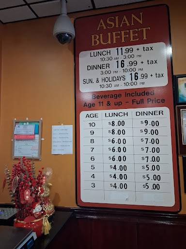 Asian Buffet меню