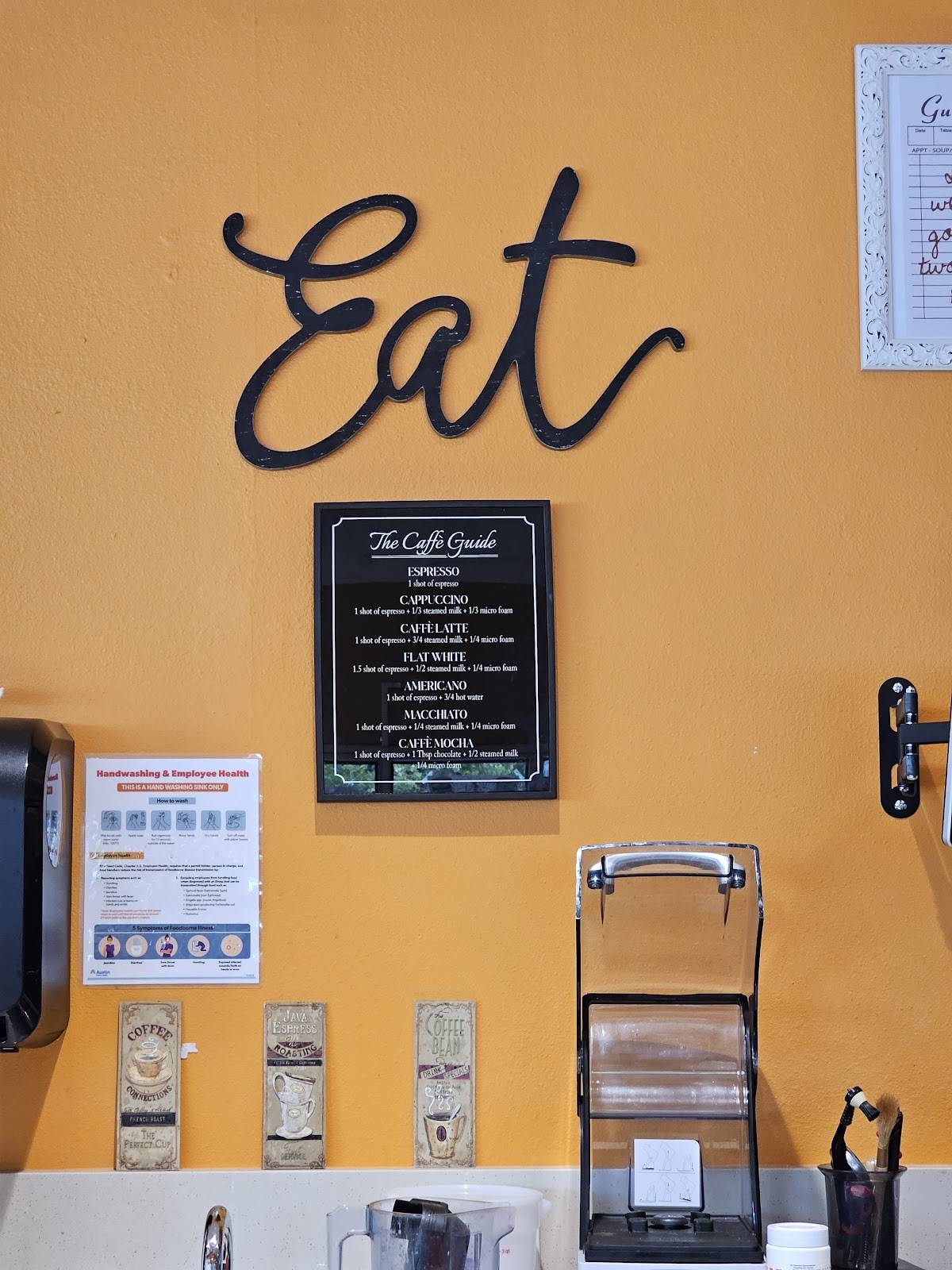 Cafe Java меню