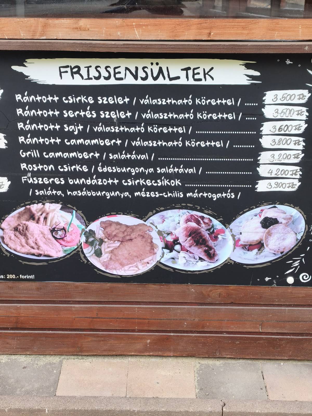 Az Első меню