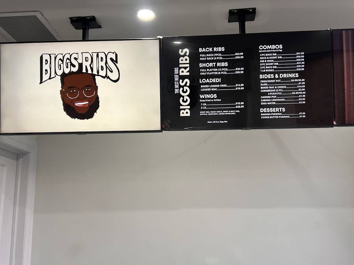 BIGGS RIBS x BRAMPTON меню