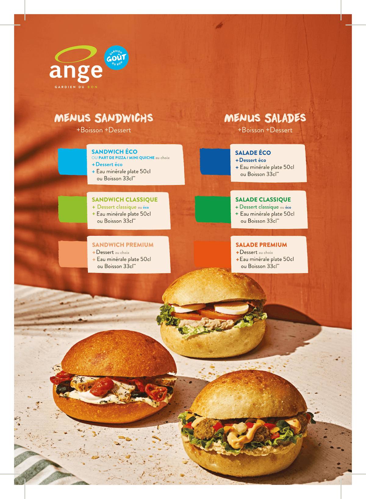 BOULANGERIE ANGE меню