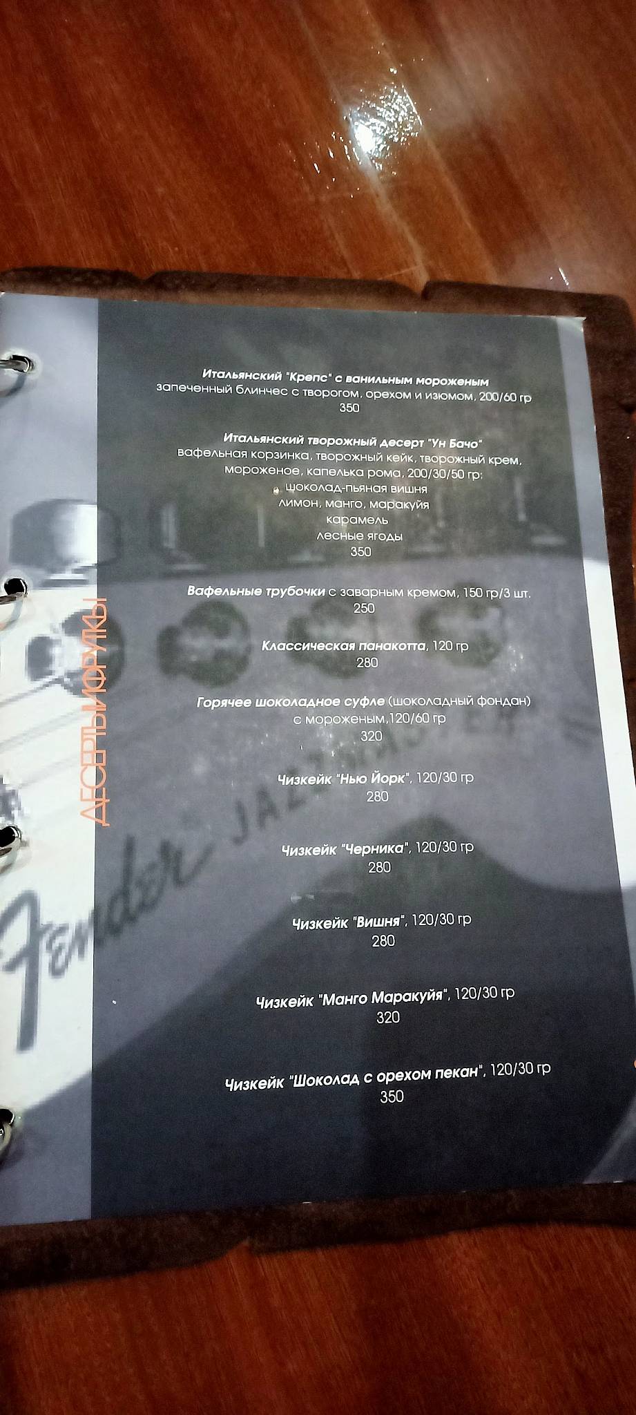 Пицца Рома меню