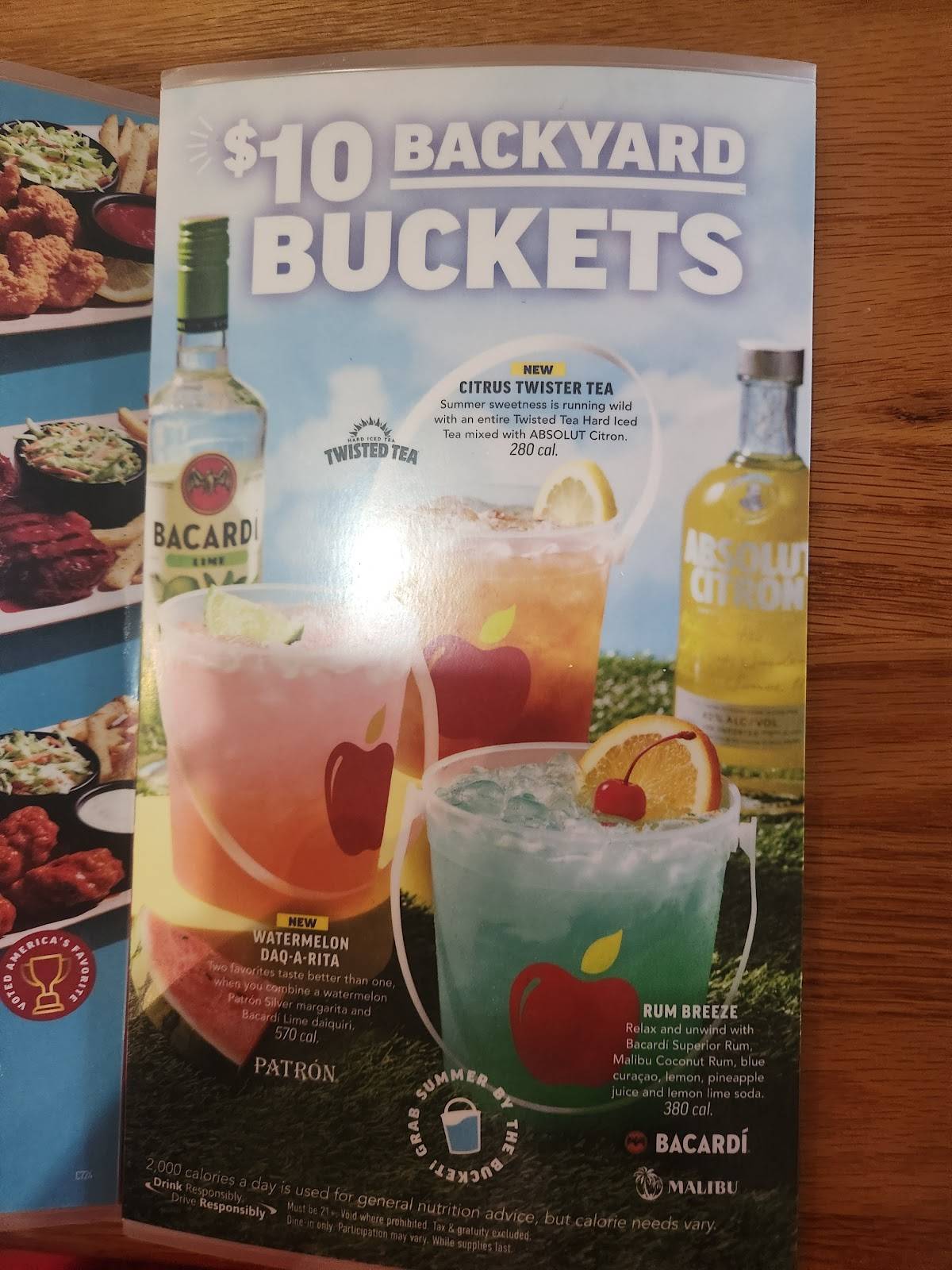 Applebee's Grill + Bar меню
