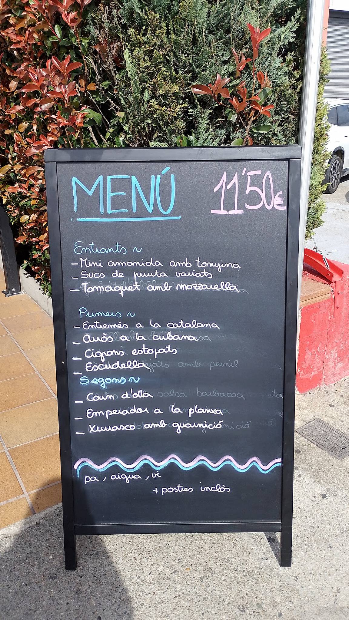Bar Restaurant Beuló меню