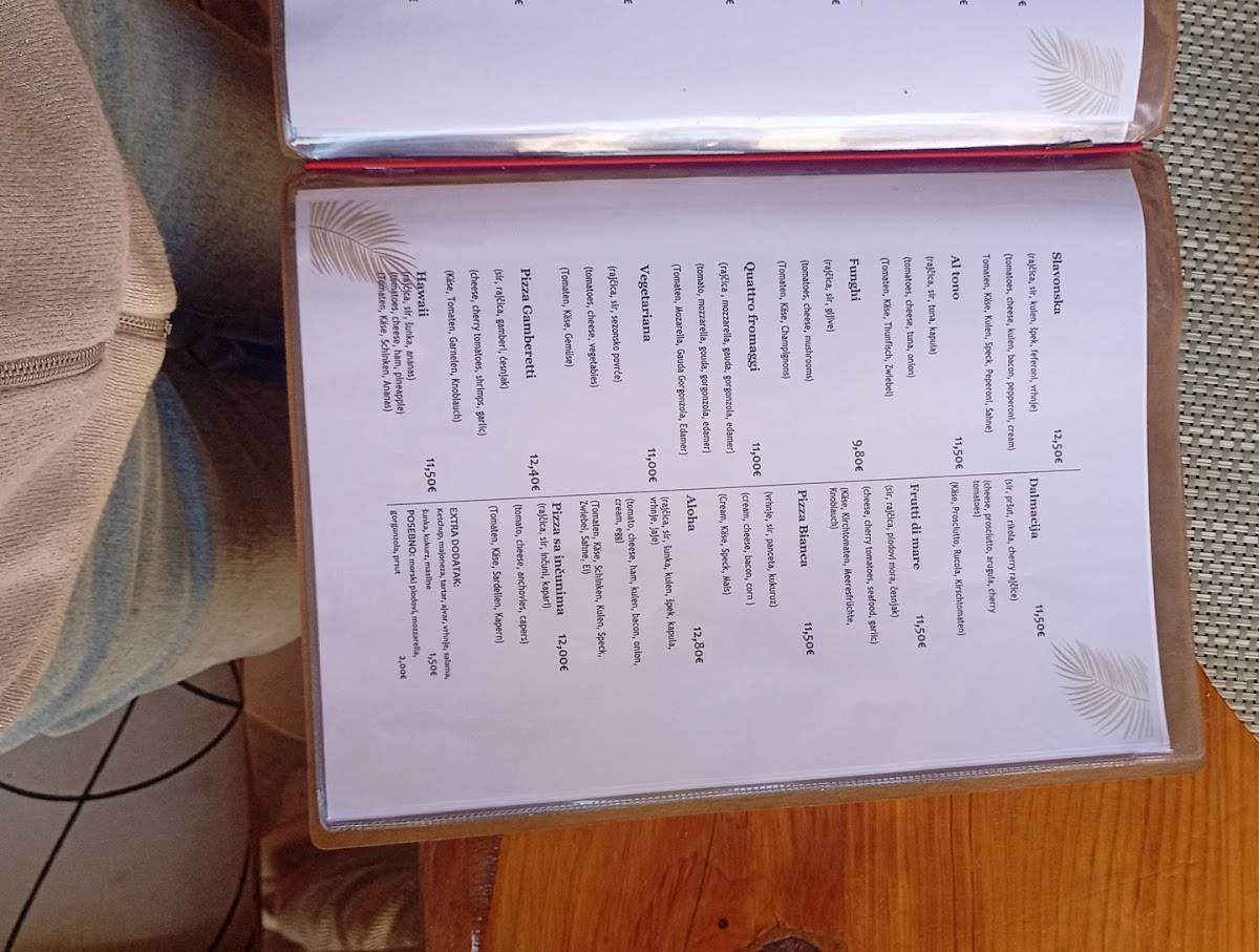 Bistro Aloha меню