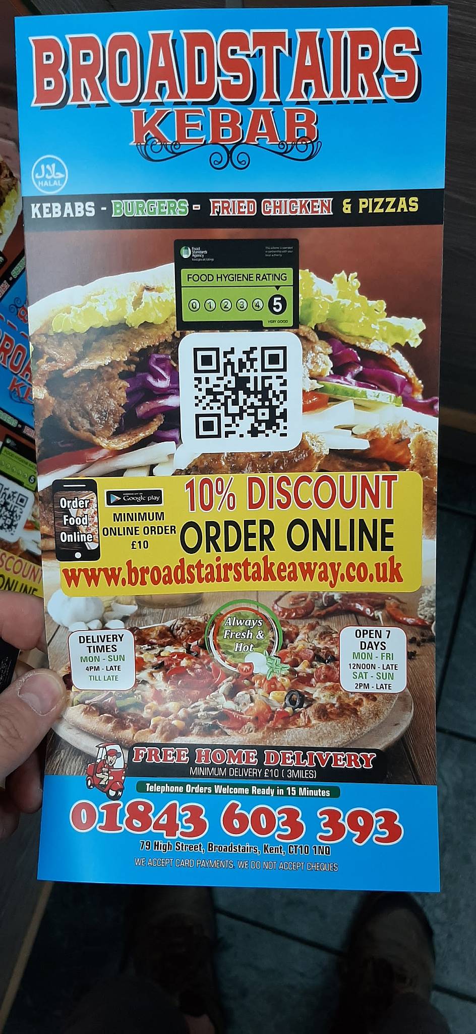 Broadstairs Kebab меню