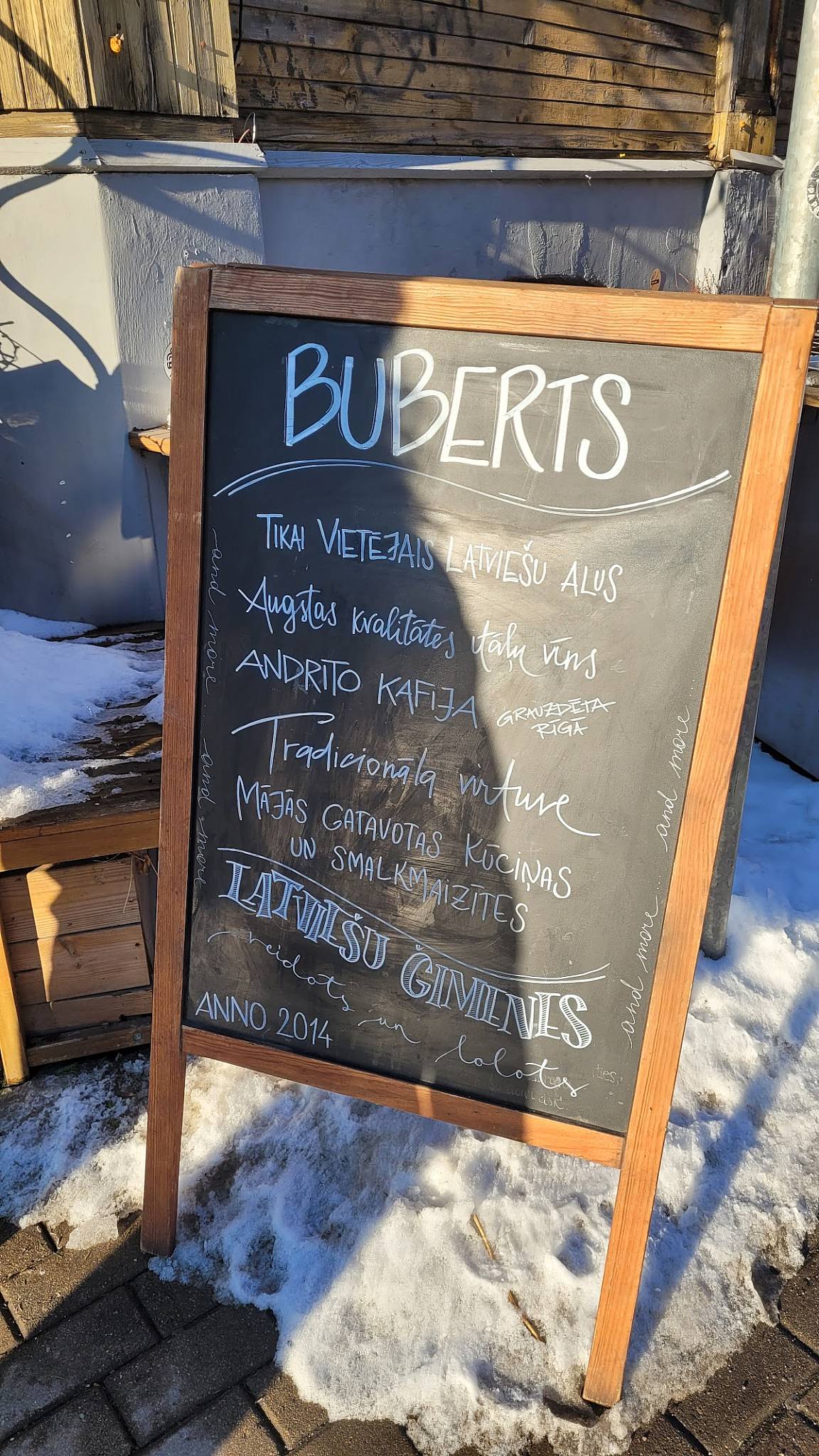 Buberts меню