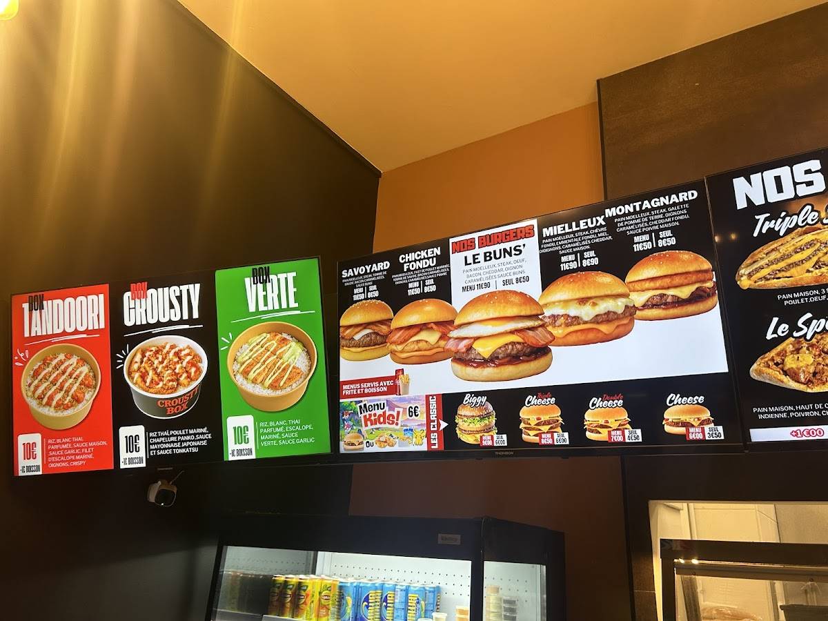 Buns Burger Rennes меню