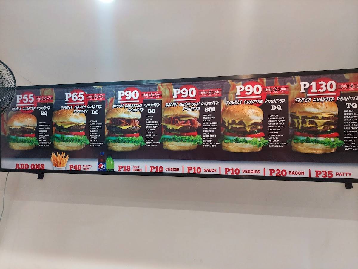 Burg 2 Go Santa Rosa меню