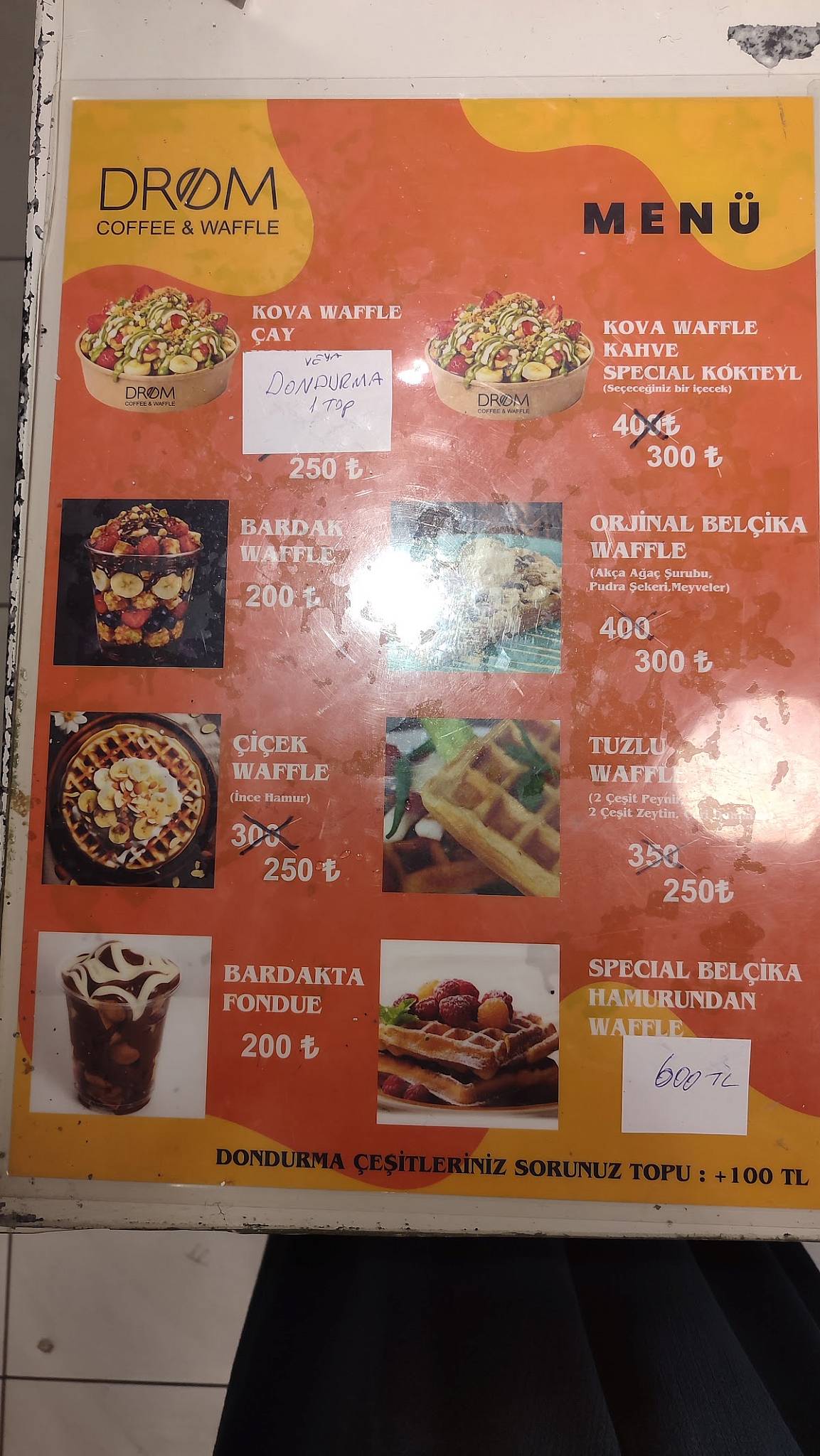 DRØM меню