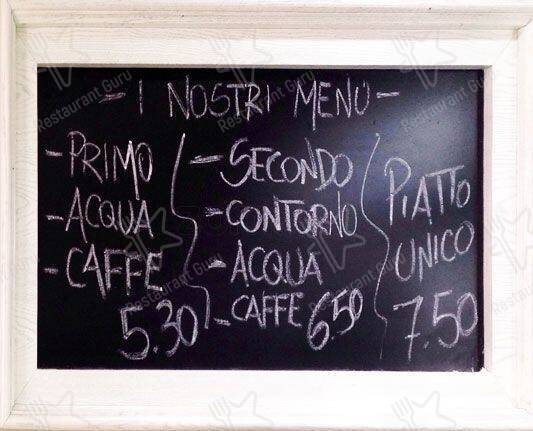 Cafè Fedi меню