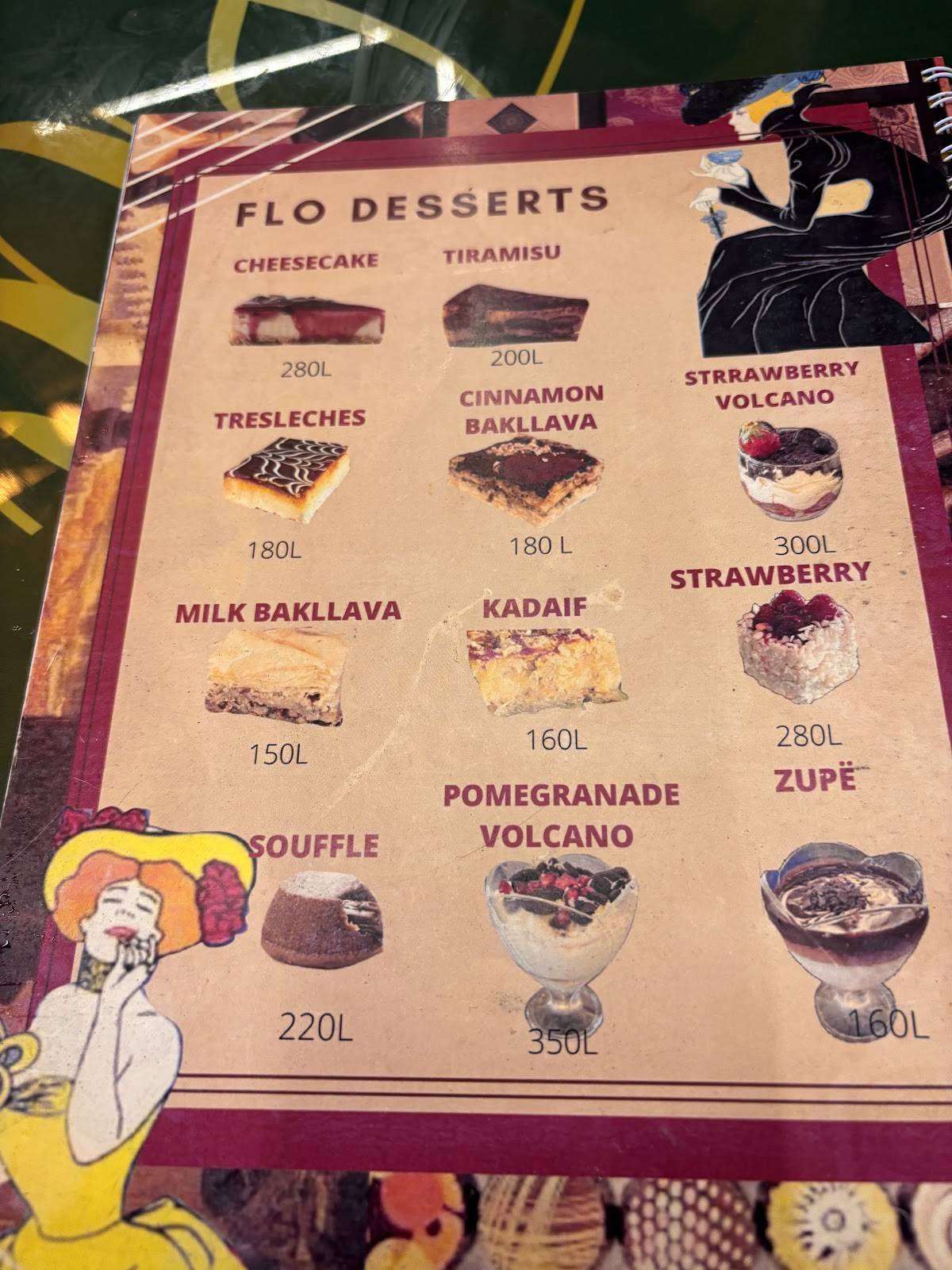Cafe & Pasticeri Flo меню