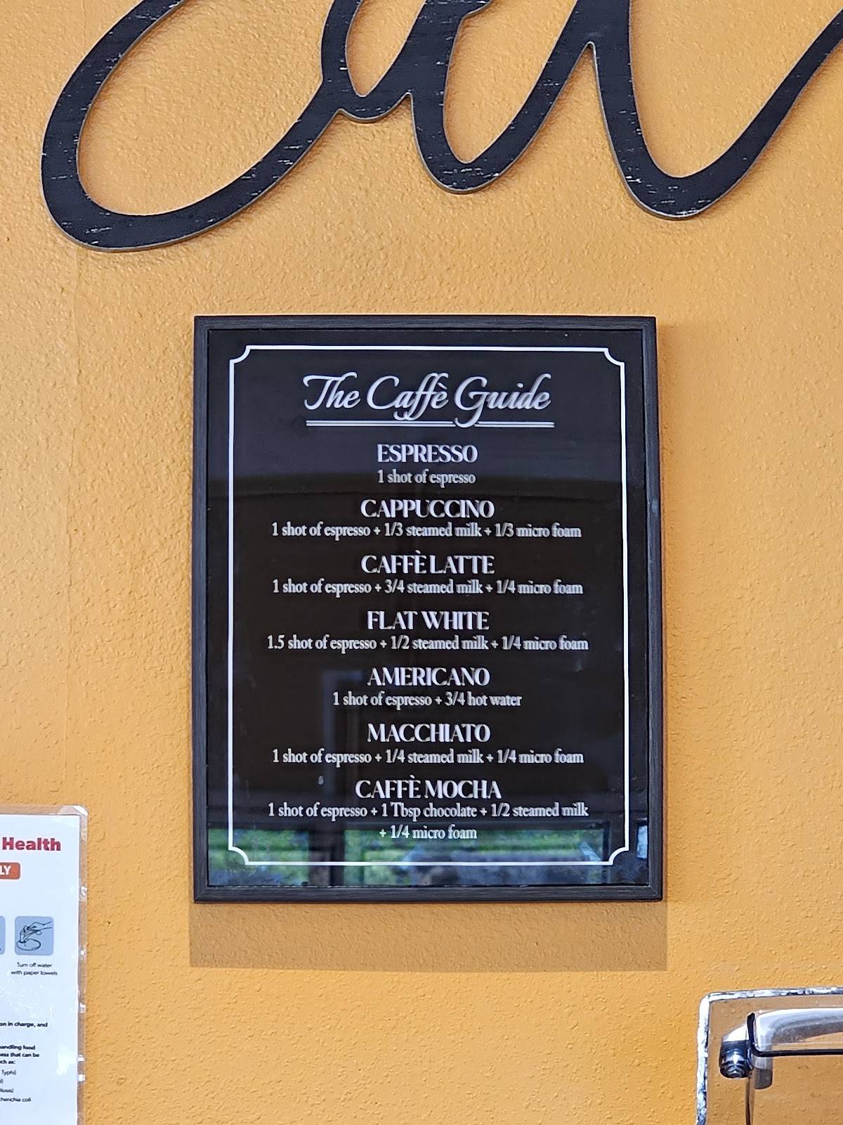 Cafe Java меню
