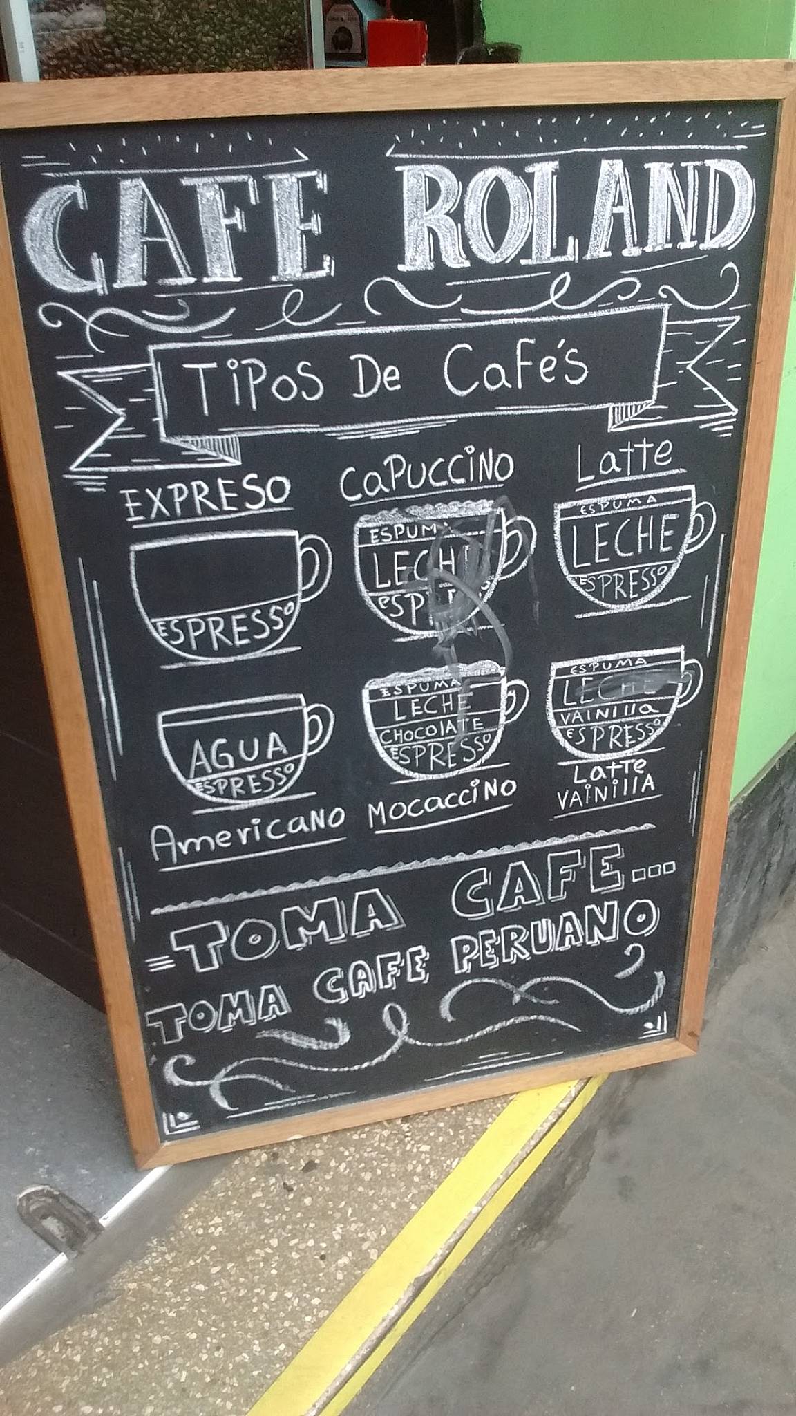Cafe Roland меню