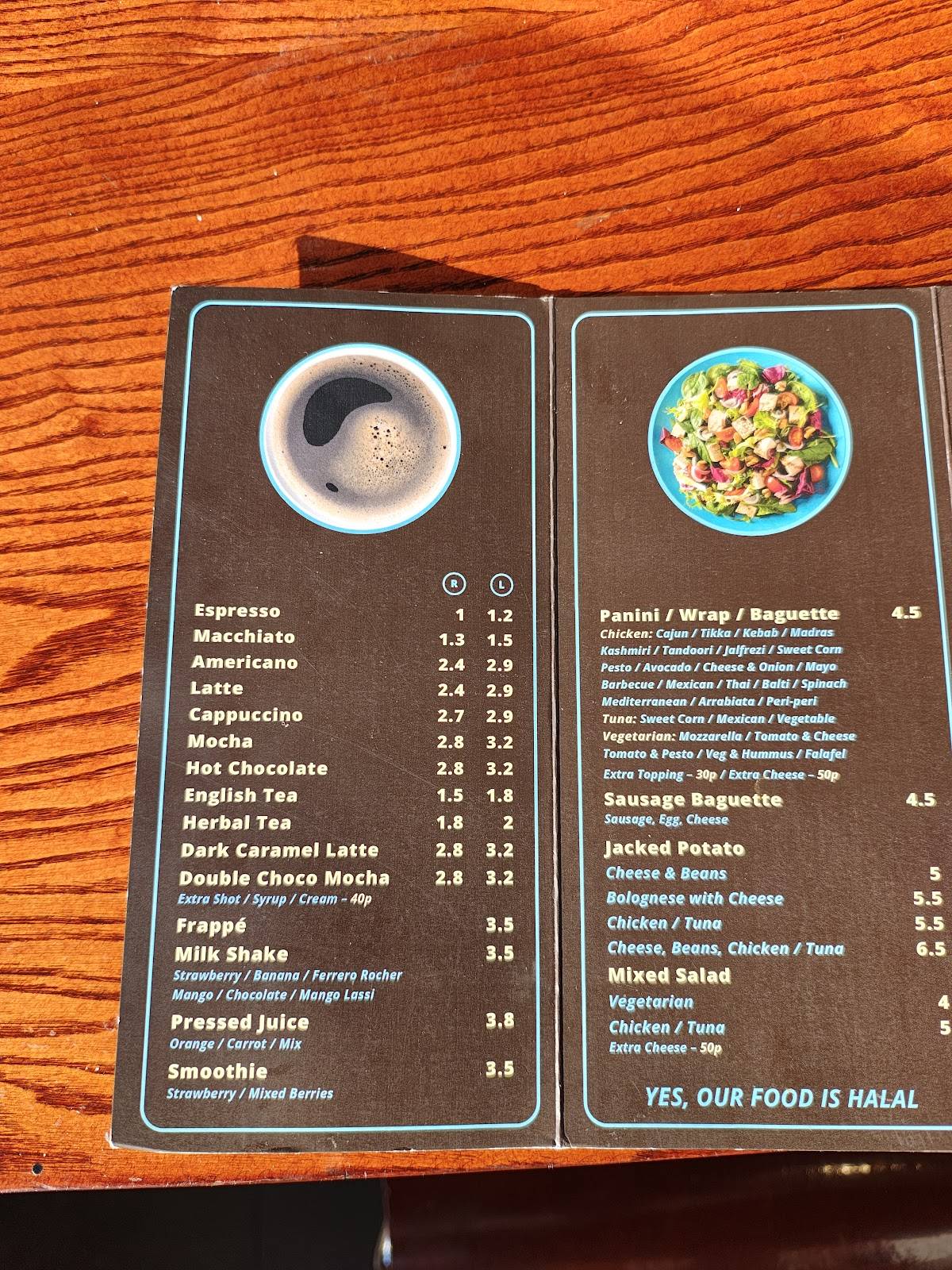 Cafe Rosh Tower Hamlets меню