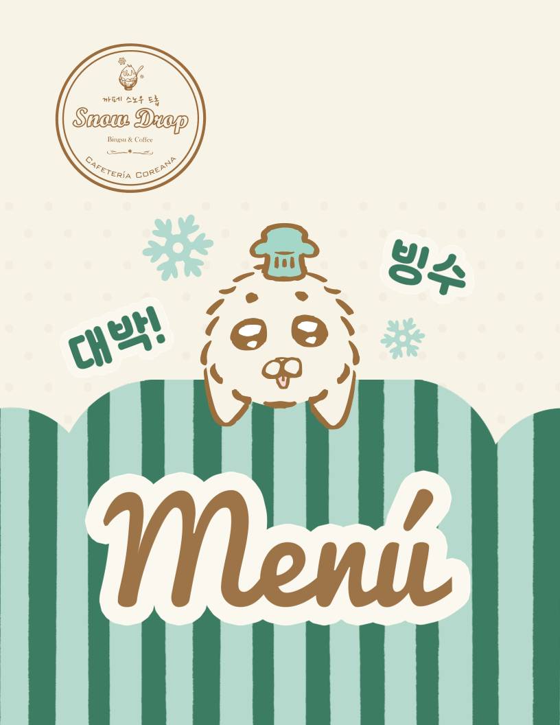 Snow Drop. Cafeteria Coreana меню