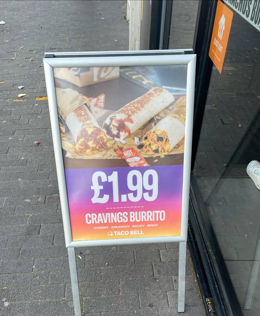 Taco Bell меню