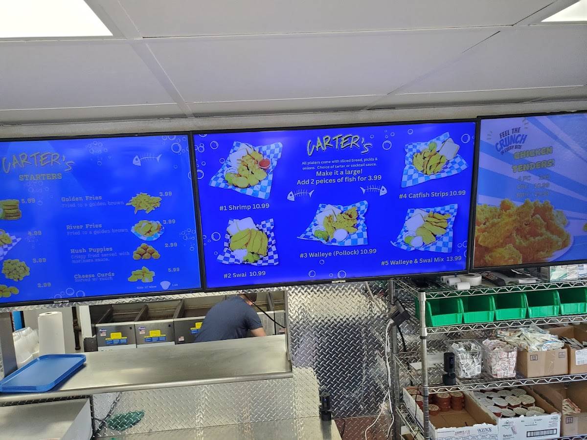 Carter’s Fish Decatur IL меню
