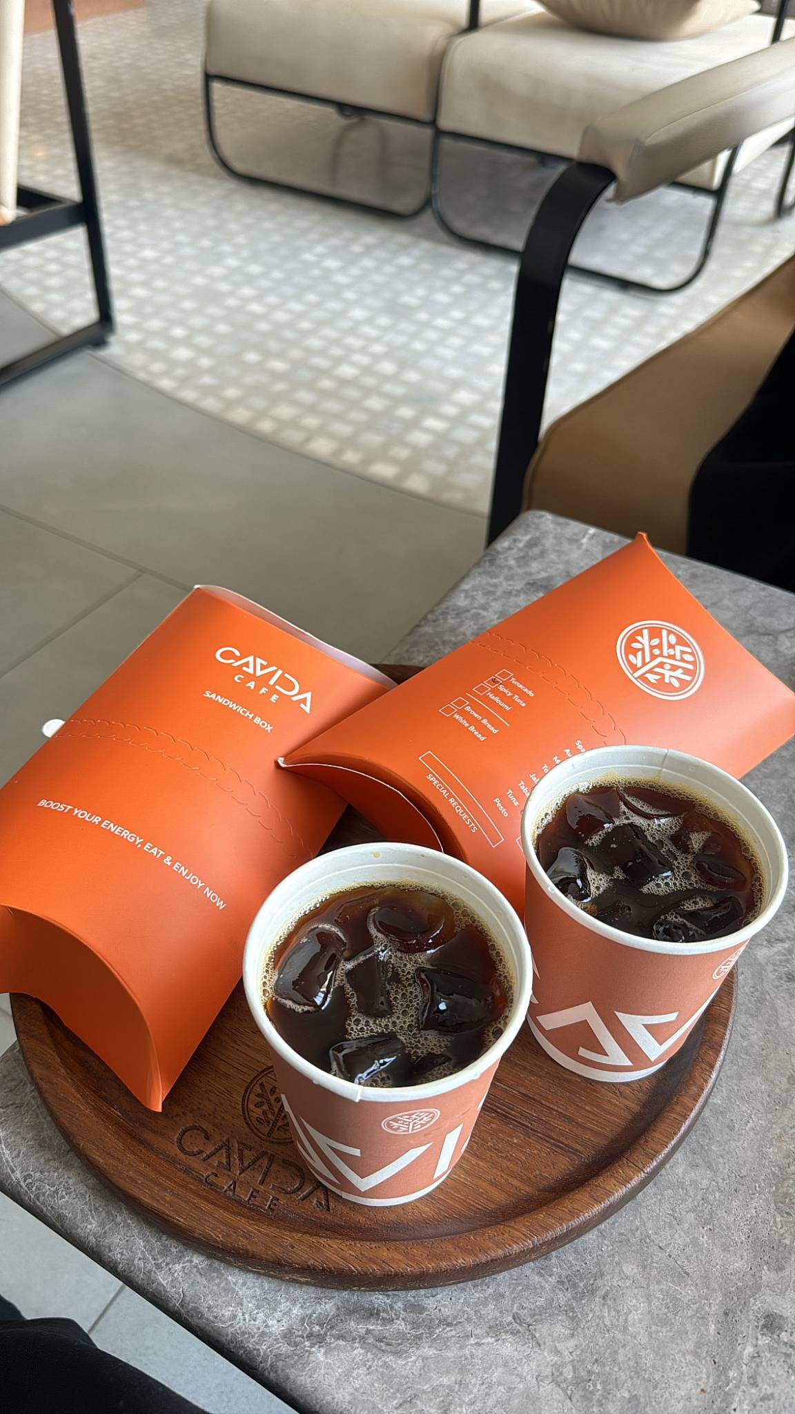 Cavida cafe меню