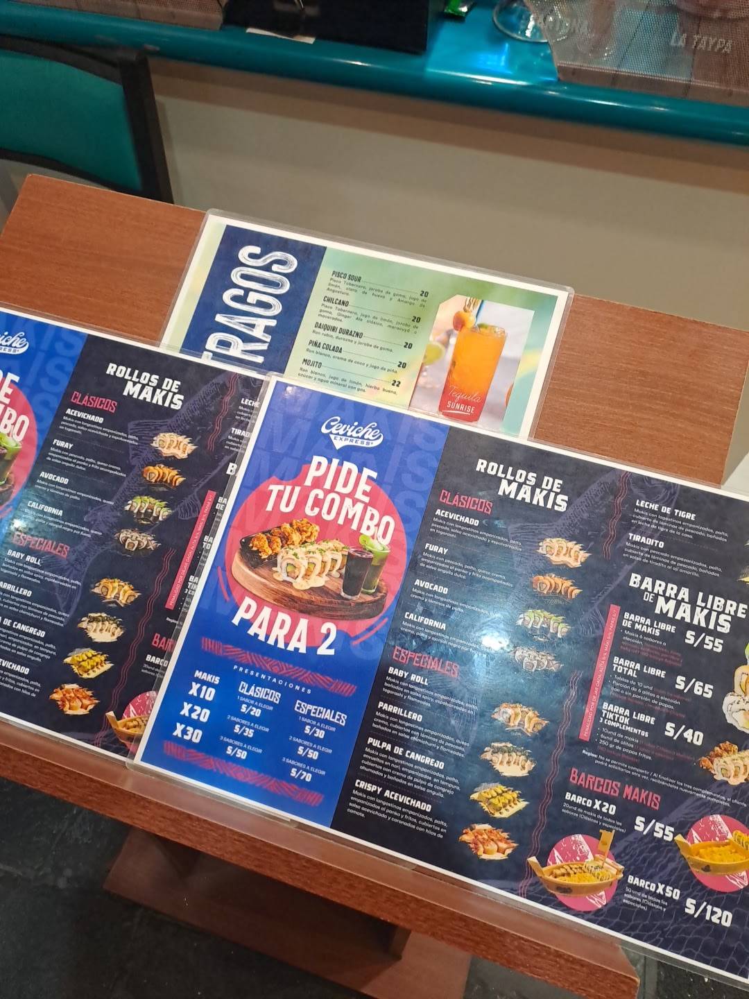 Ceviche Express меню