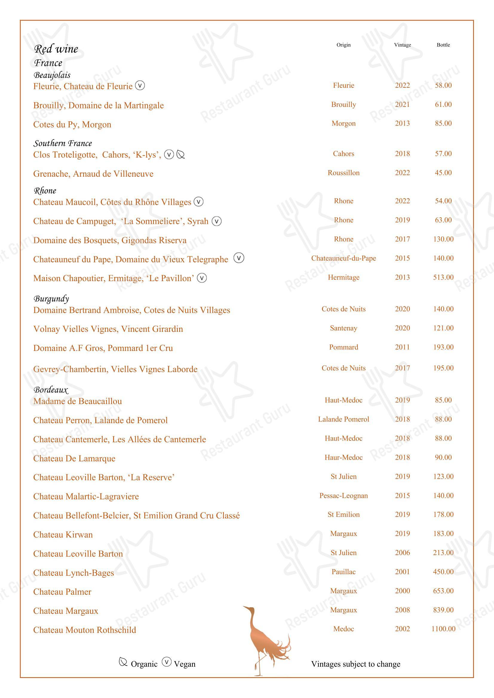 Group Booking Menu ресторана Cheals в Солихалле