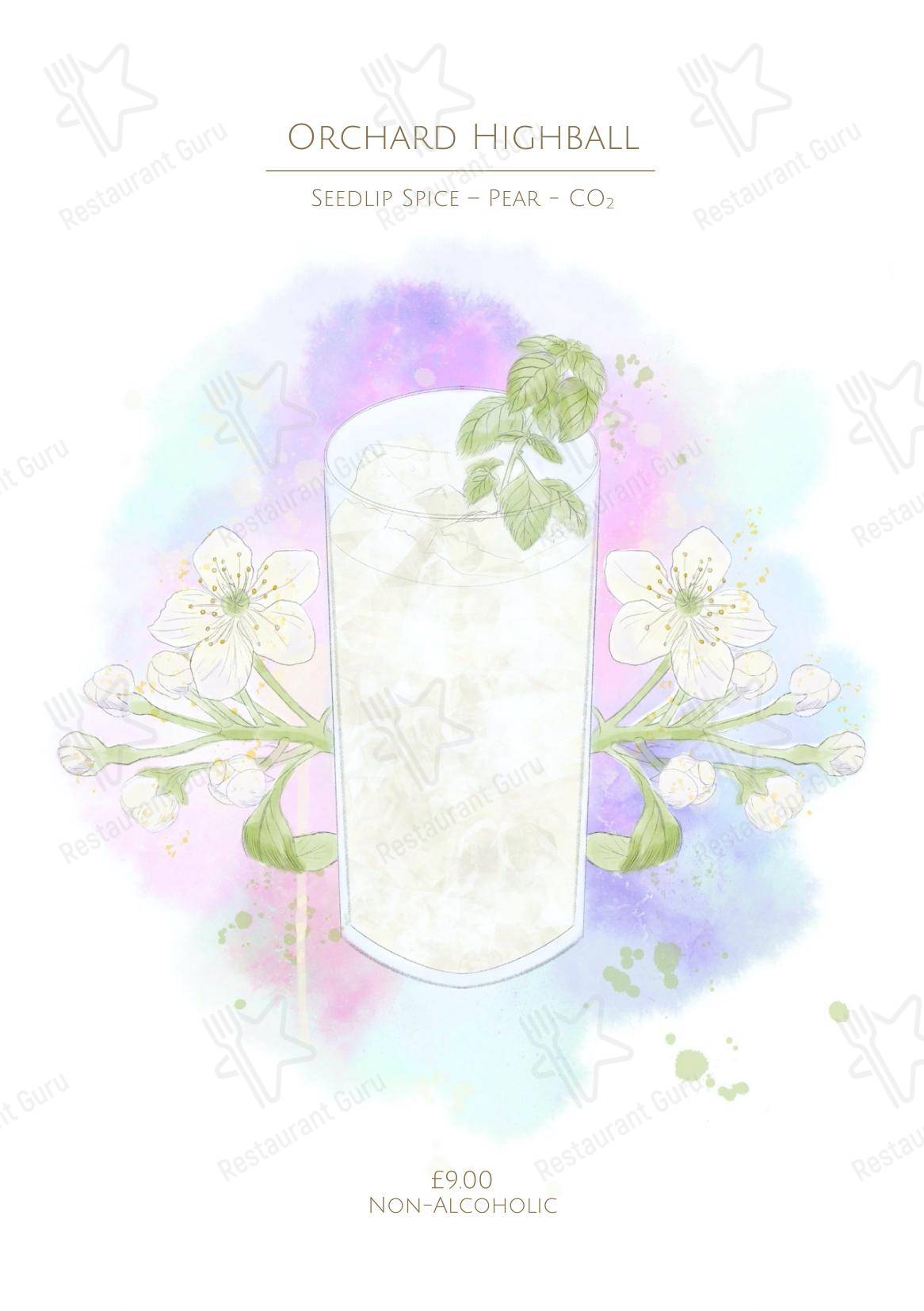 Takeaway Menu ресторана Cheals