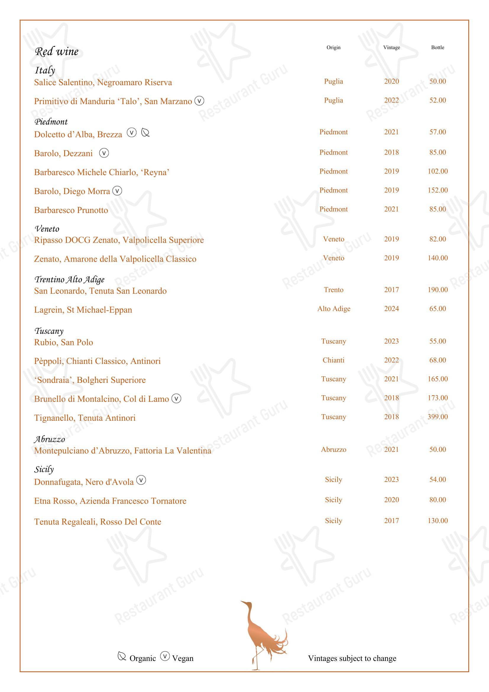 Cheals в Солихалле - Group Booking Menu