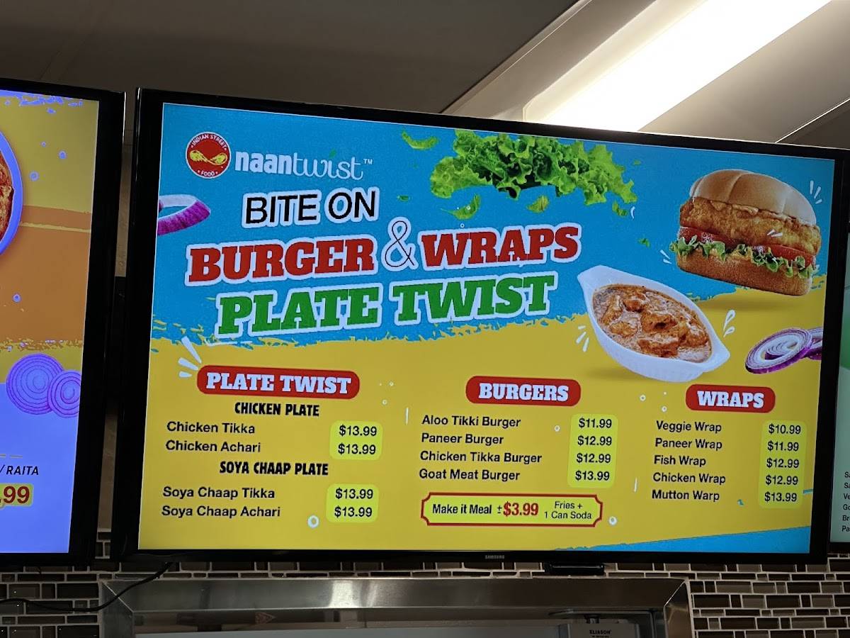 Pizza Twist меню