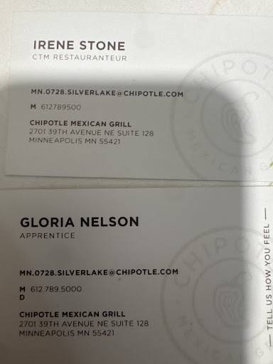 Chipotle Mexican Grill меню