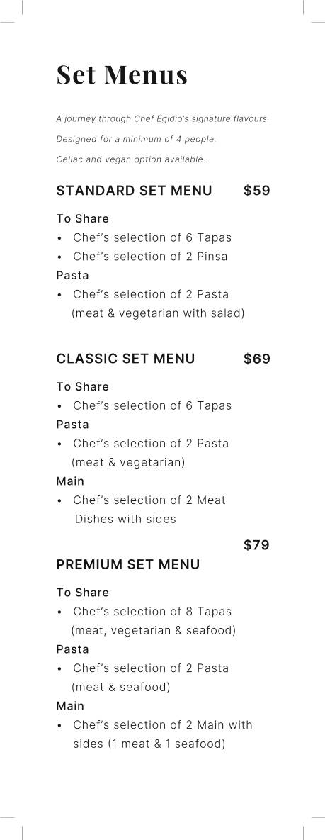 Compa Mt Hawthorn меню