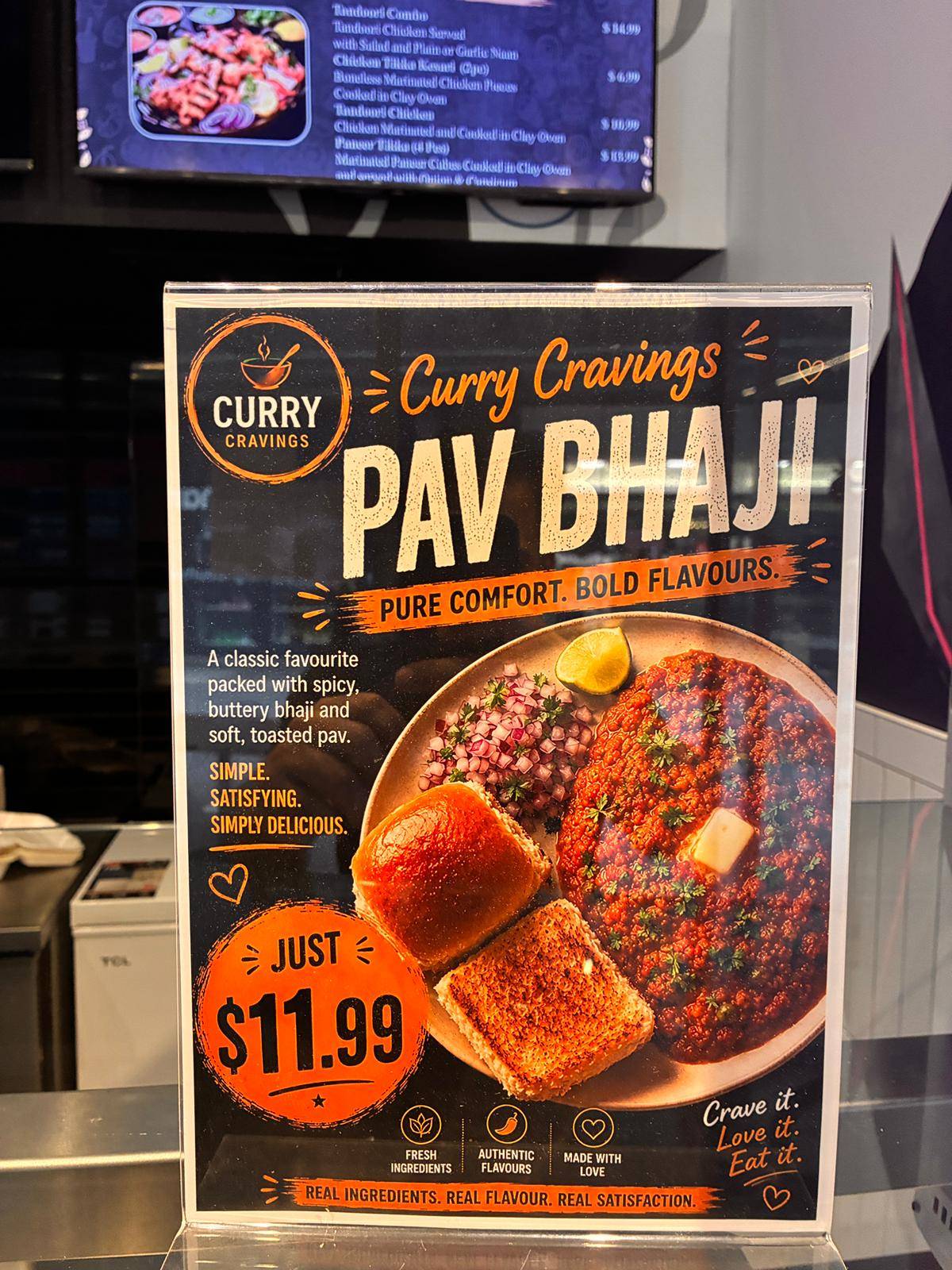 Curry Cravings меню