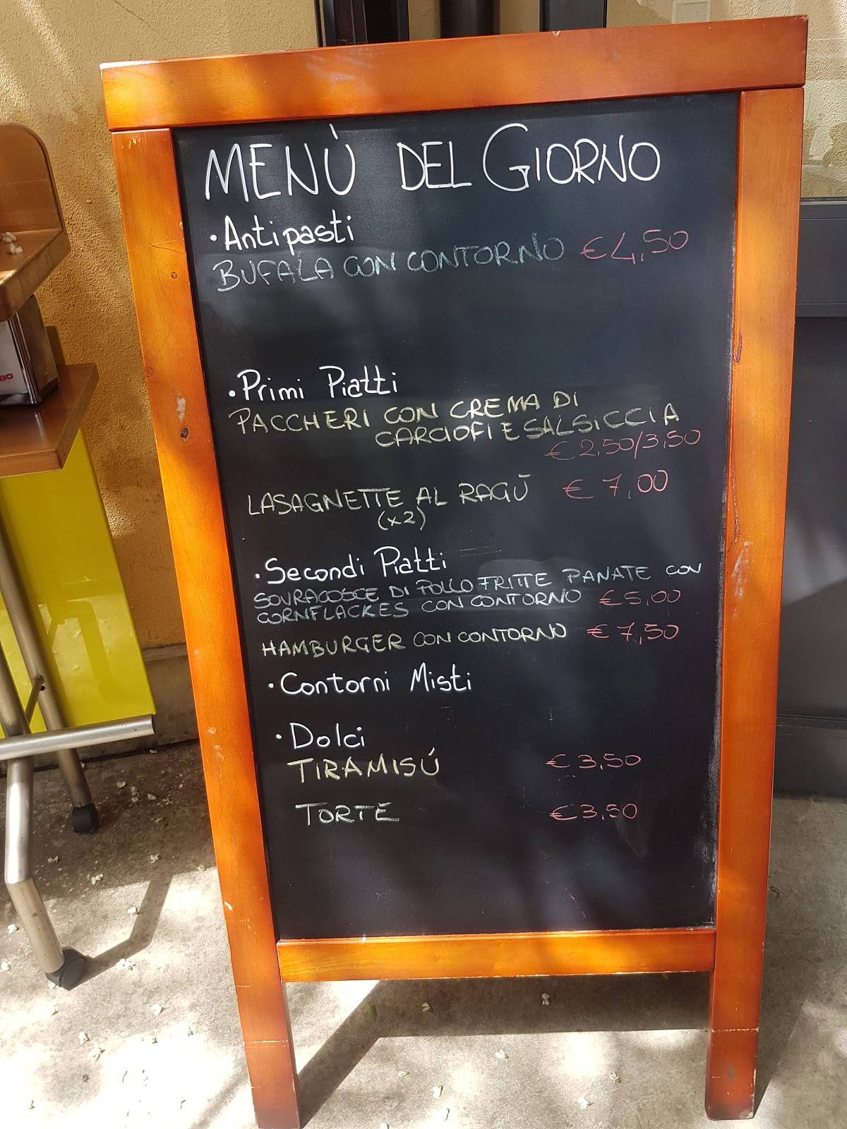 Dam Bar & Tavola Calda меню