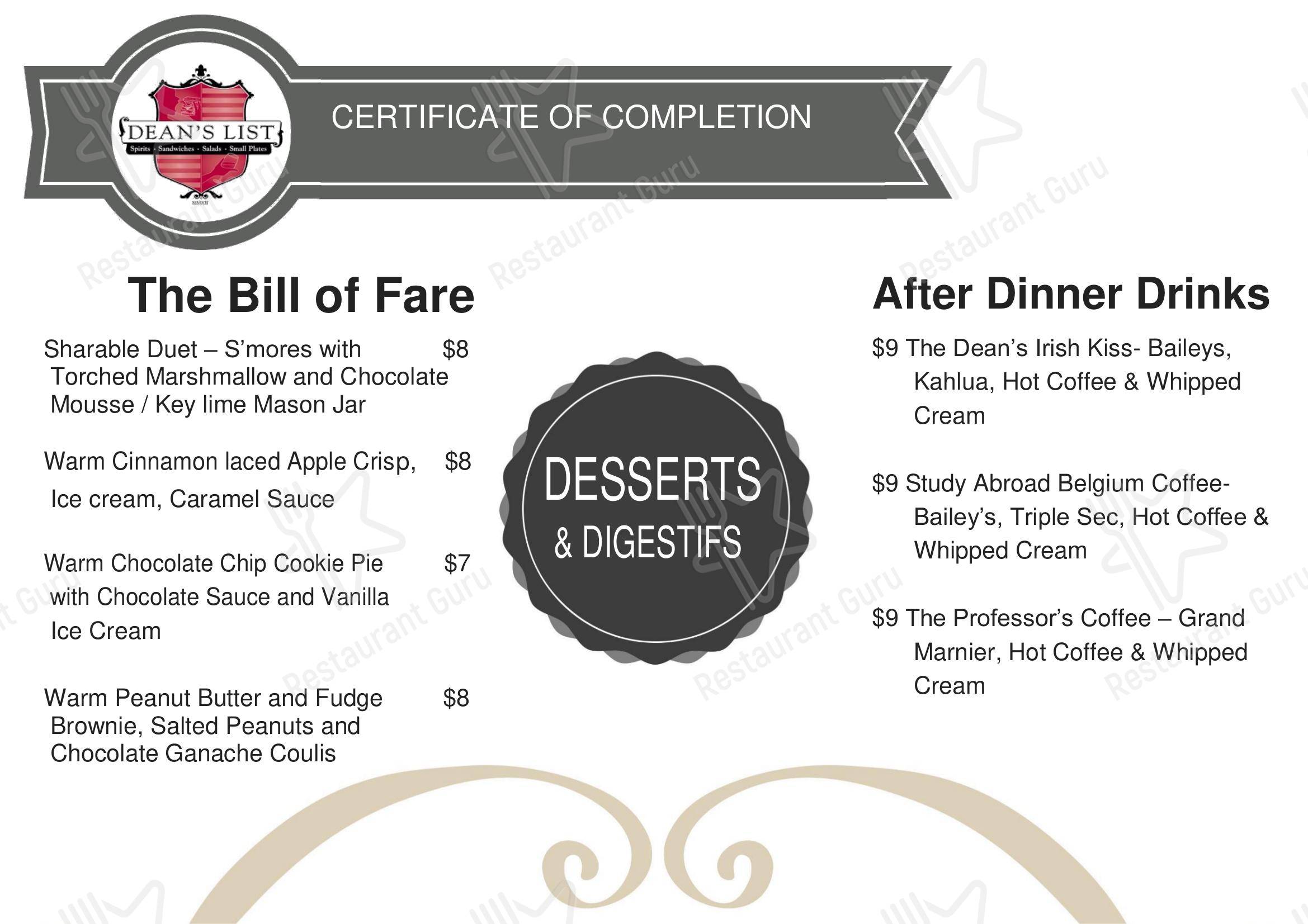 Детское ресторана Dean's List Restaurant в Бостоне