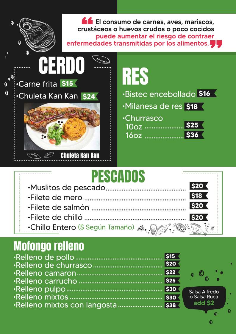 Don Ruca Restaurant меню