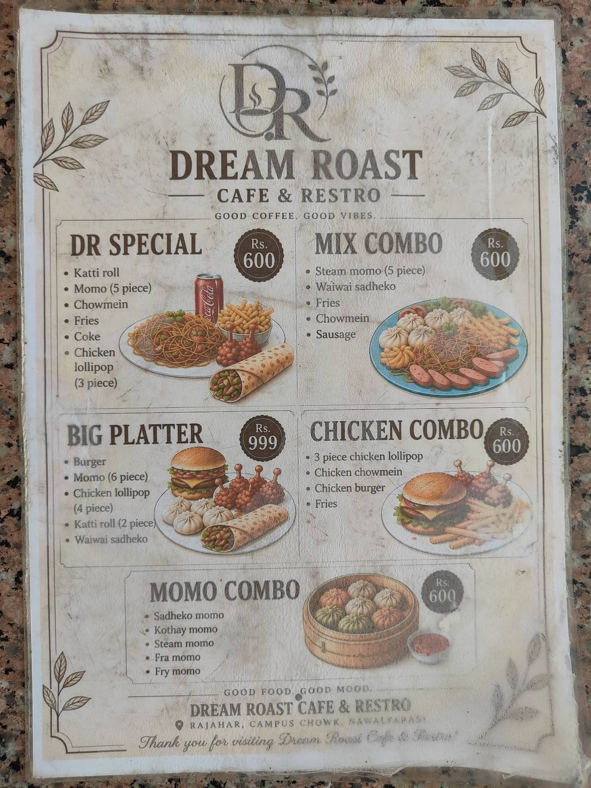 Dr.Cafe Rajahar меню