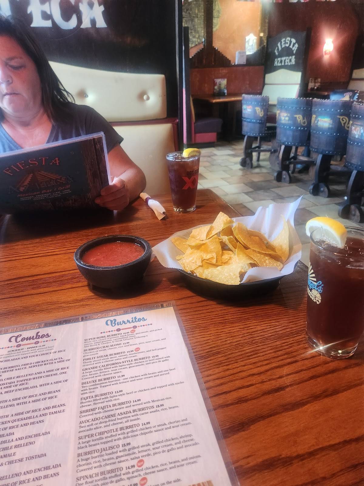 Fiesta Azteca меню