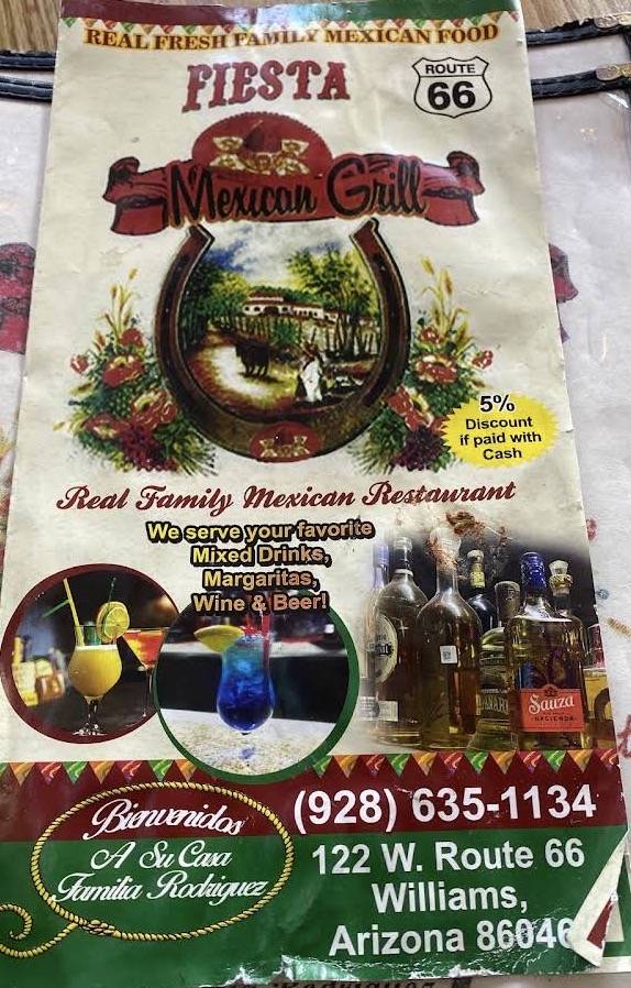 Fiesta Mexican Grill меню