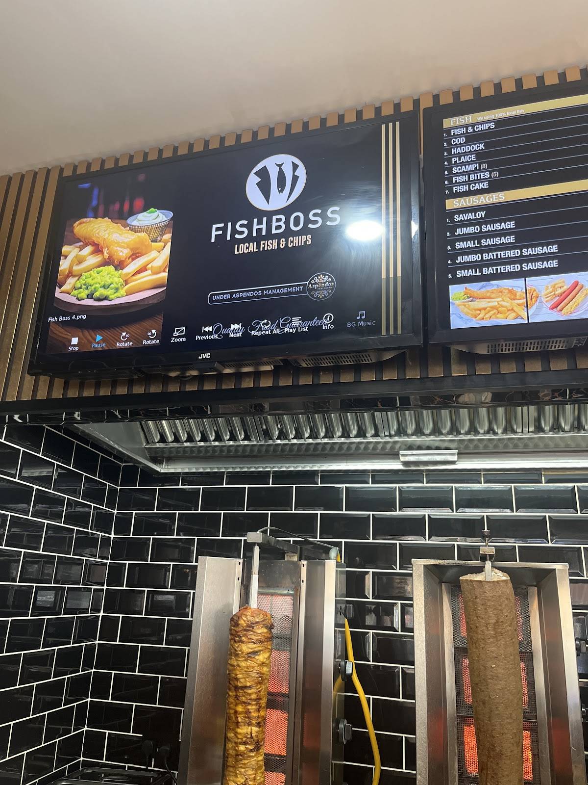 Fish Boss меню