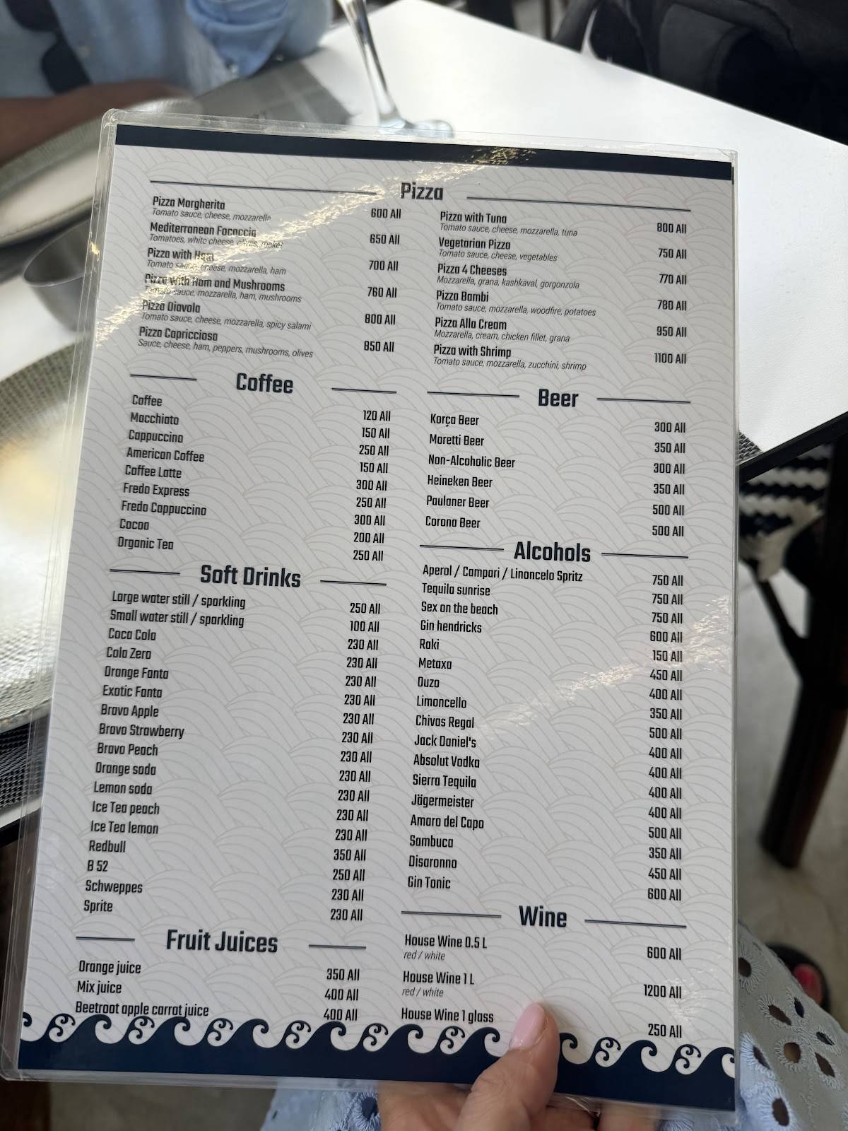 Fish Place меню