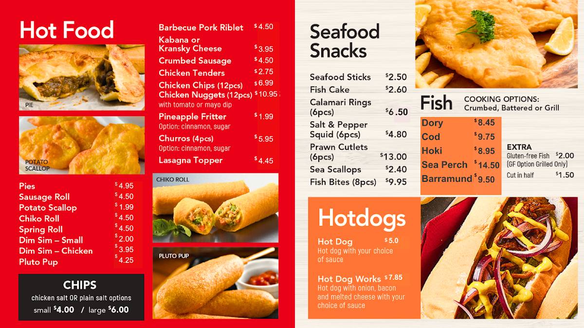 FoodWorks - Fish N Chips меню