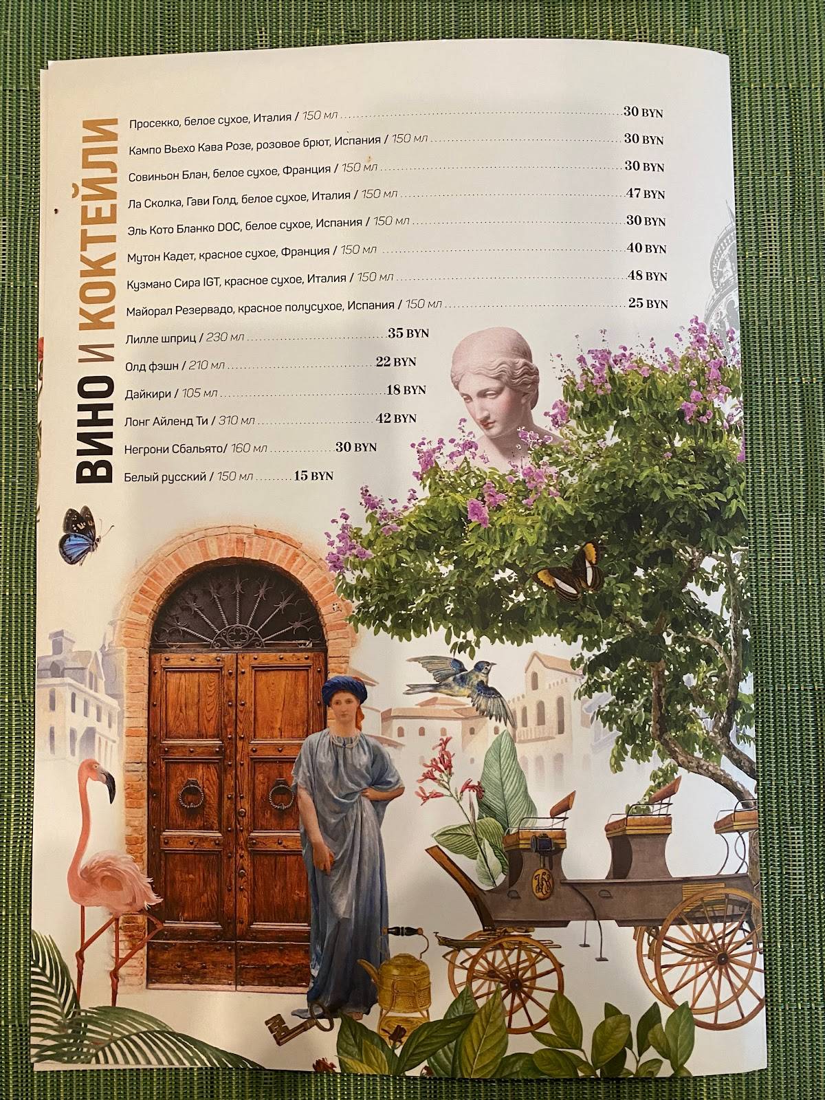 Fornello restaurant меню