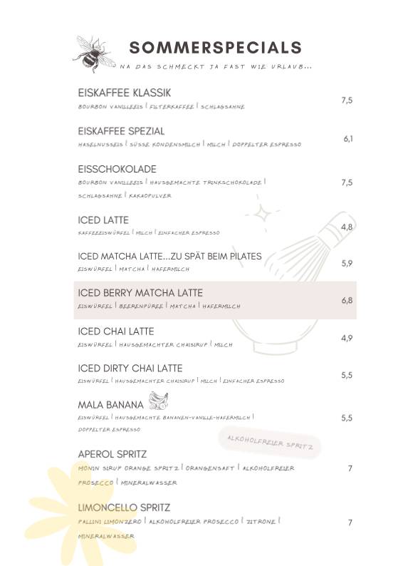 Junkers Café Fischergasse Freising меню