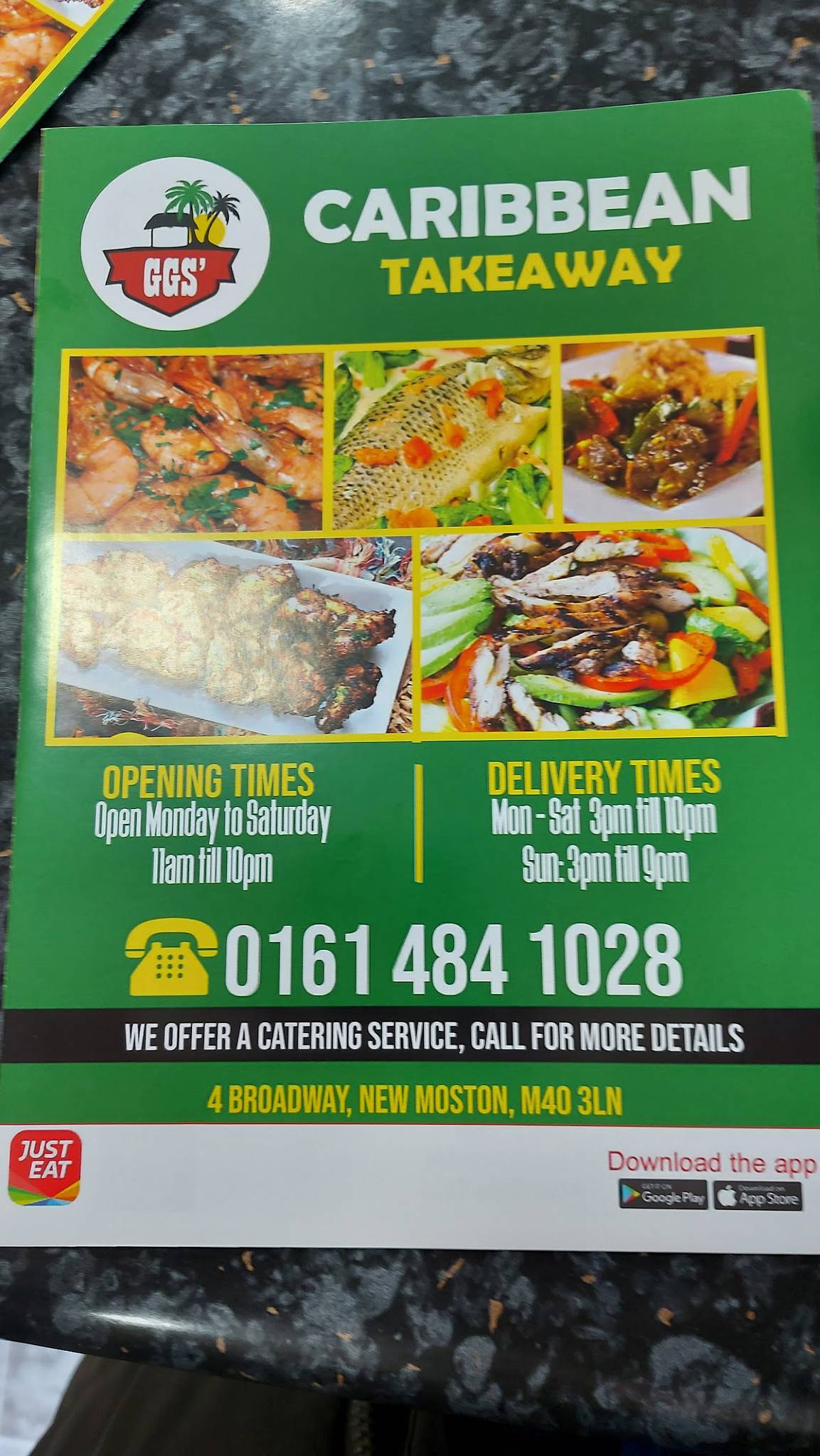 GG'S Caribbean Takeaway меню