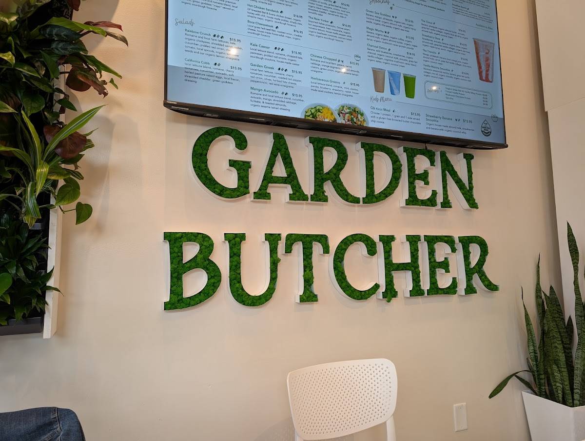 Garden Butcher меню