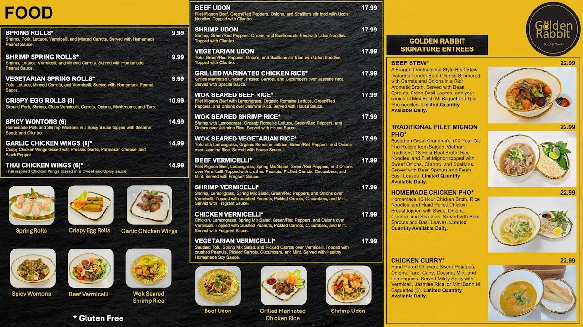 Sugar 'n Spice - Golden Rabbit Restaurant меню
