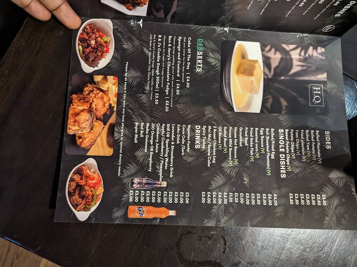 H.Q Restaurant меню