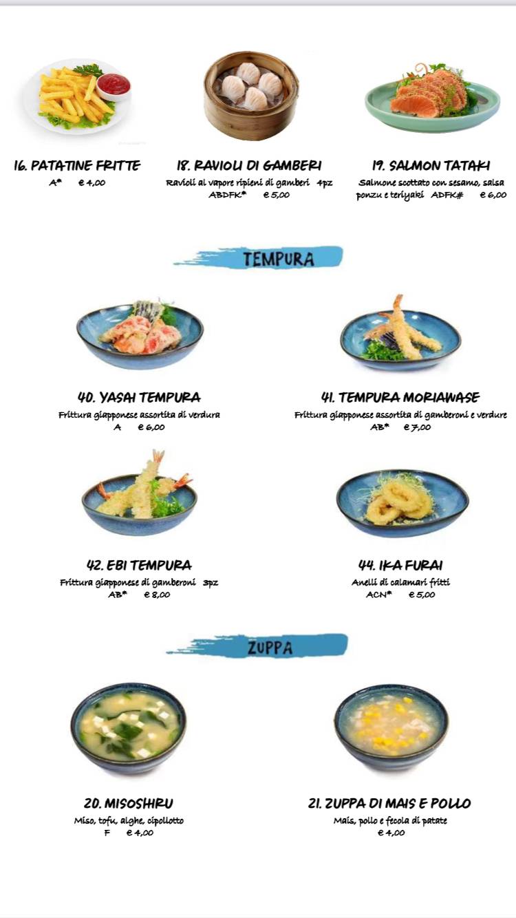 Haiku меню