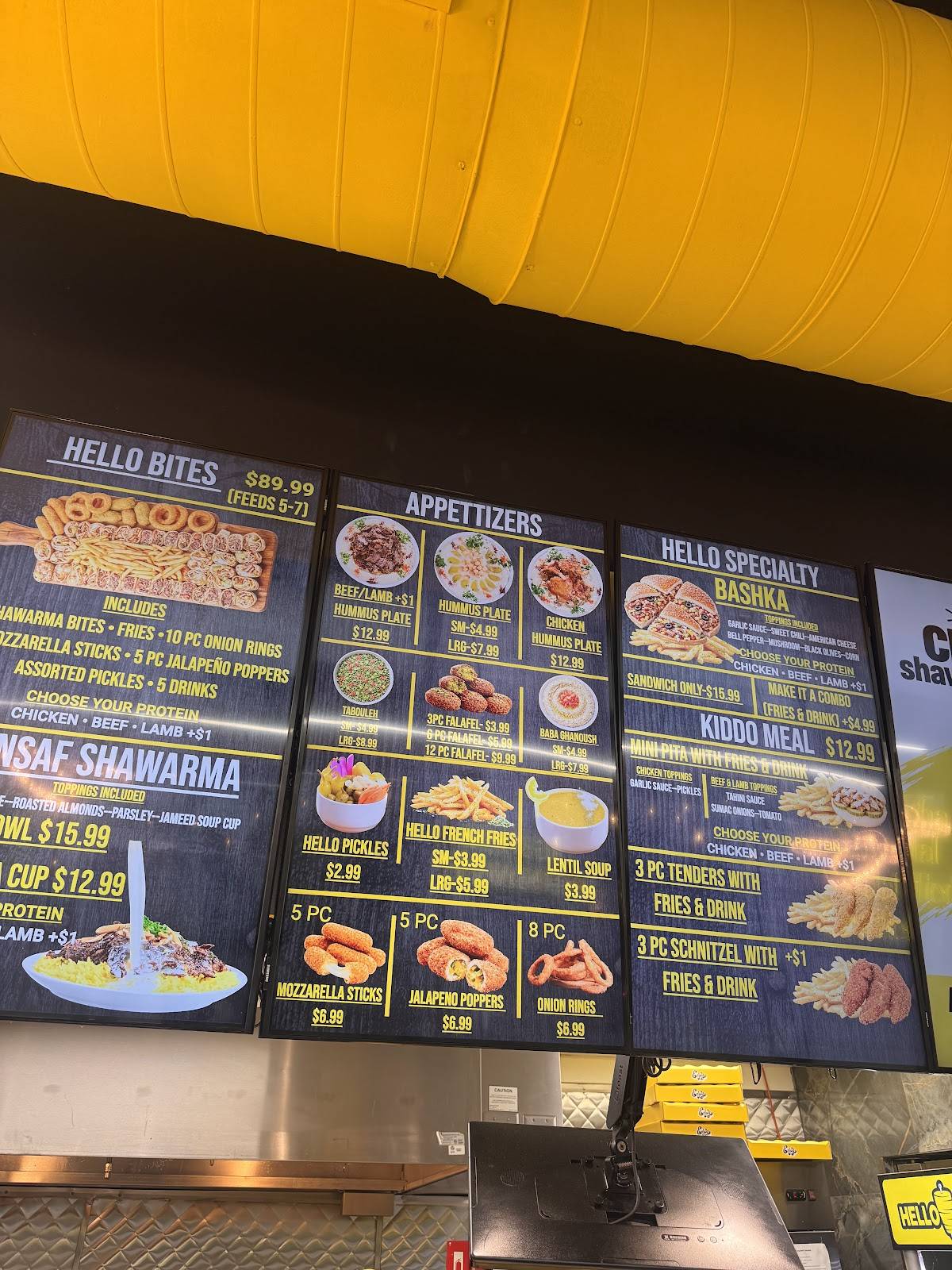 Hello Shawarma меню