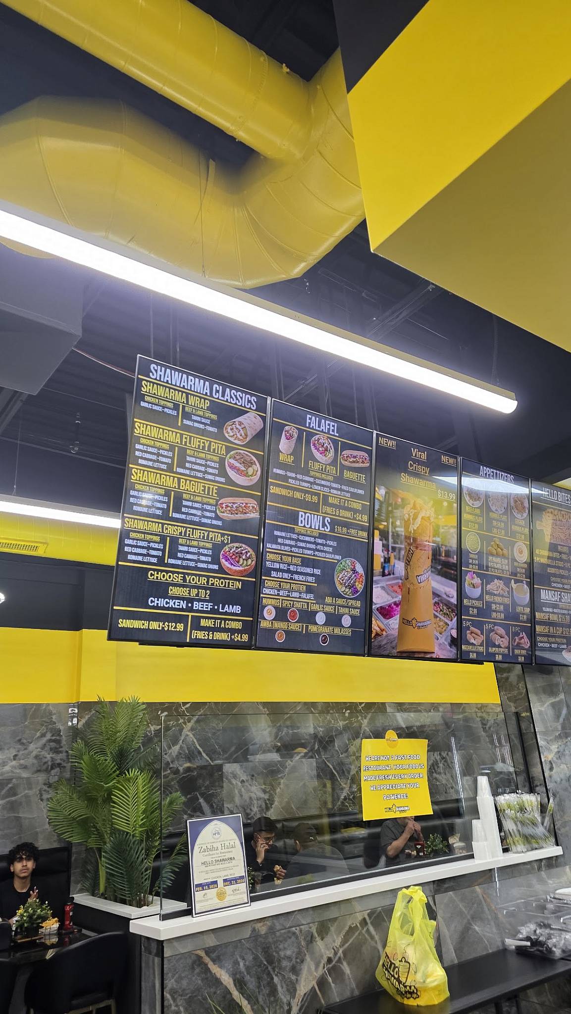Hello Shawarma меню