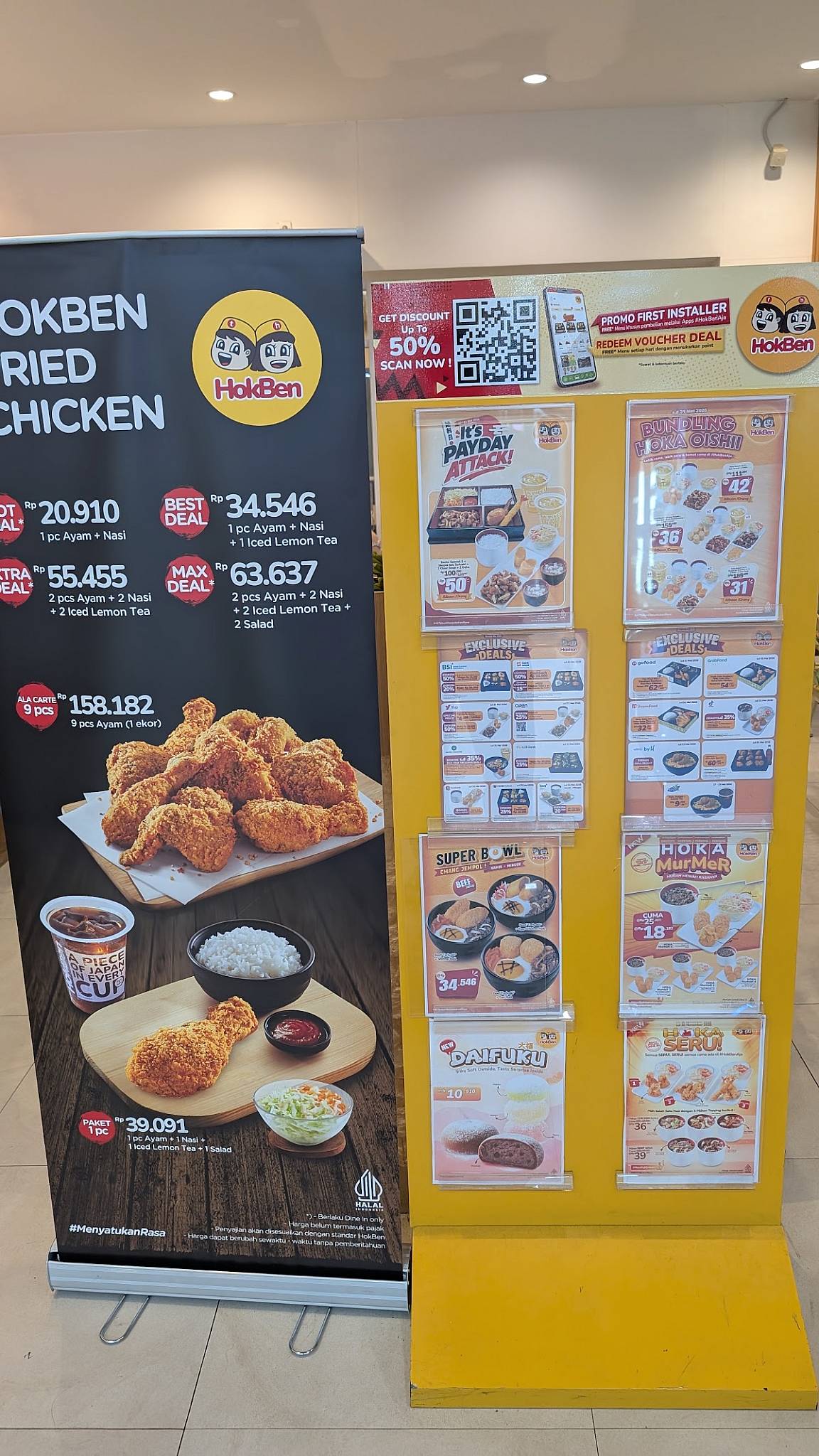 HokBen Jember Roxy Square меню